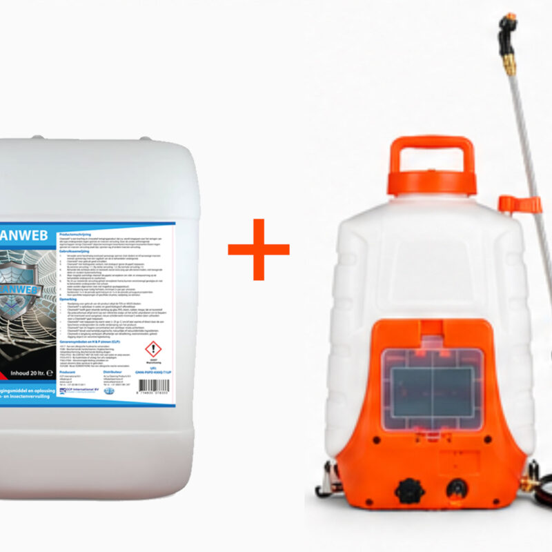 Accu Rugspuit 16 Liter plus 20 Ltr